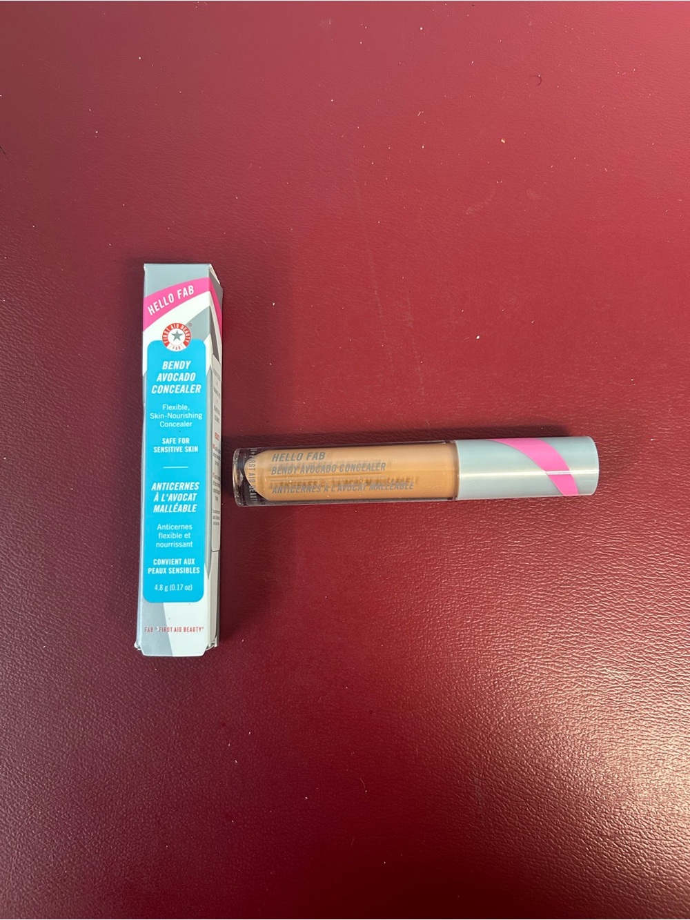 Hello FAB Bendy Avocado Concealer 4.8g/0.17oz Full Size 7 Deep/Fonce